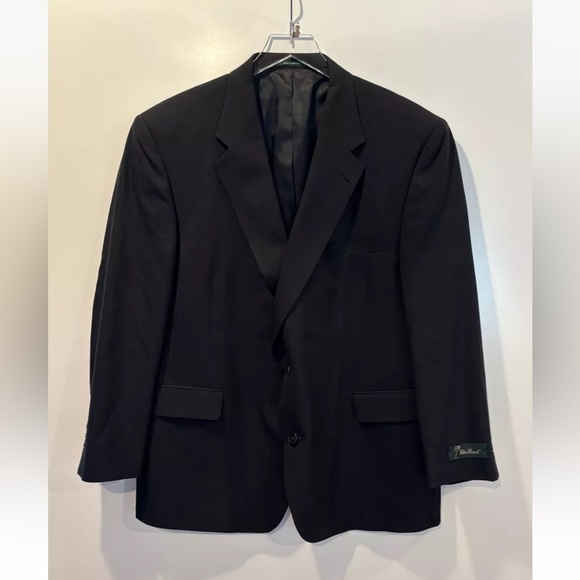 NWT Palm Beach‎ Navy Blue Blazer Jacket Suit Separate Mens Size 46S - Picture 2 of 7